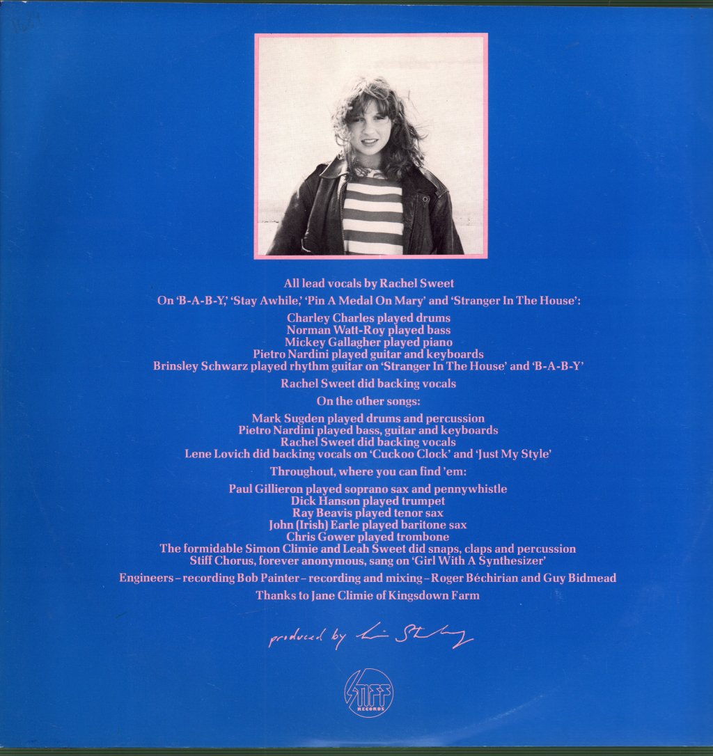 Rachel Sweet - Fool Around - Lp