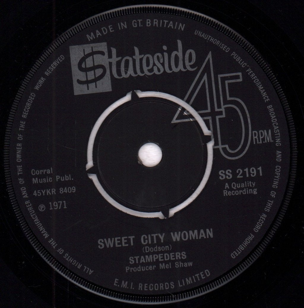Stampeders - Sweet City Woman - 7 Inch