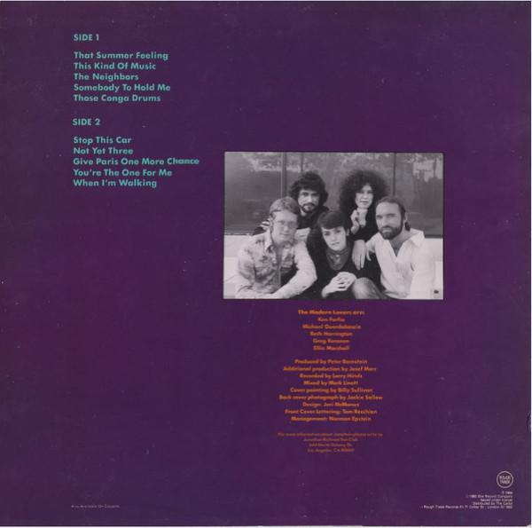 Jonathan Richman And The Modern Lovers - Jonathan Sings - Lp