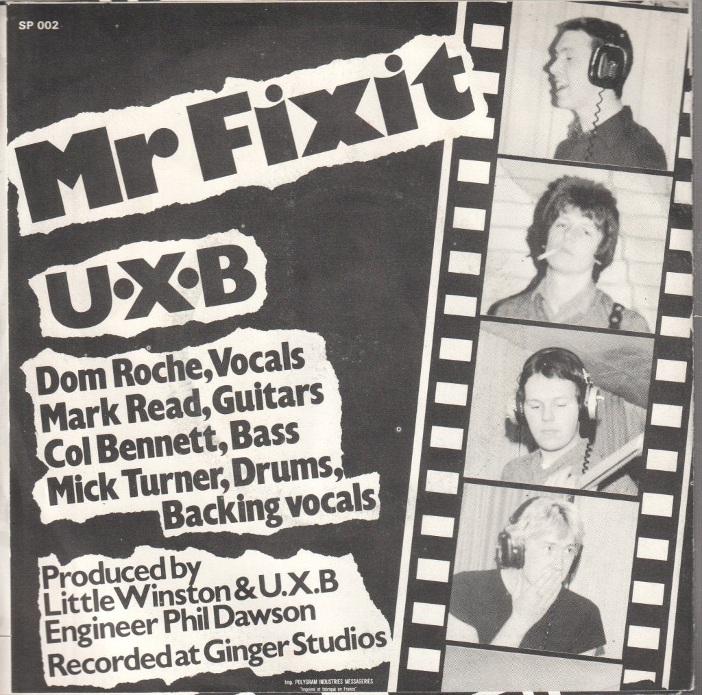 Uxb - Crazy Today - 7 Inch