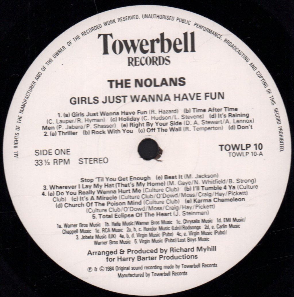 Nolans - Girls Just Wanna Have Fun - Lp