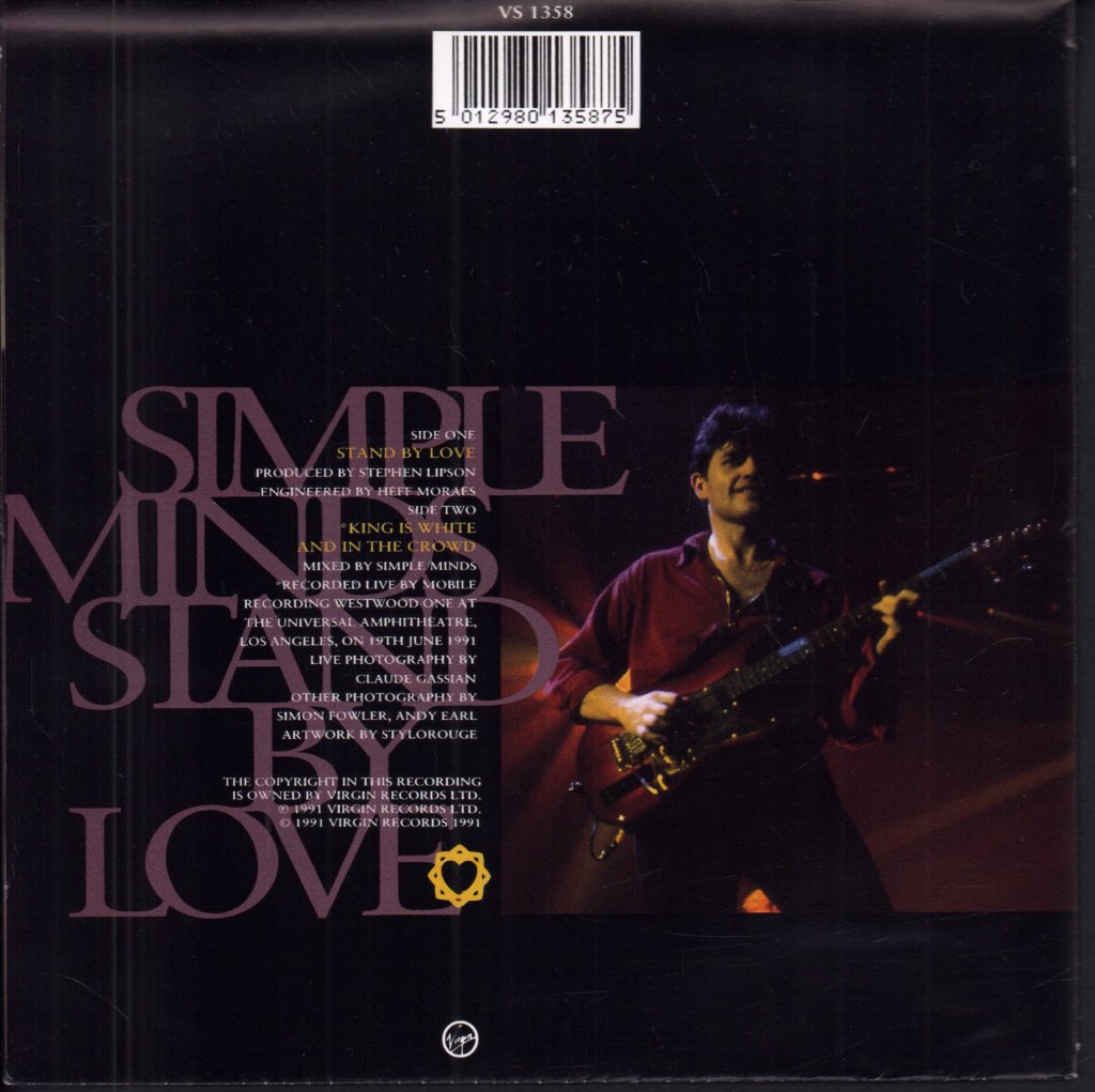 Simple Minds - Stand By Love - 7 Inch