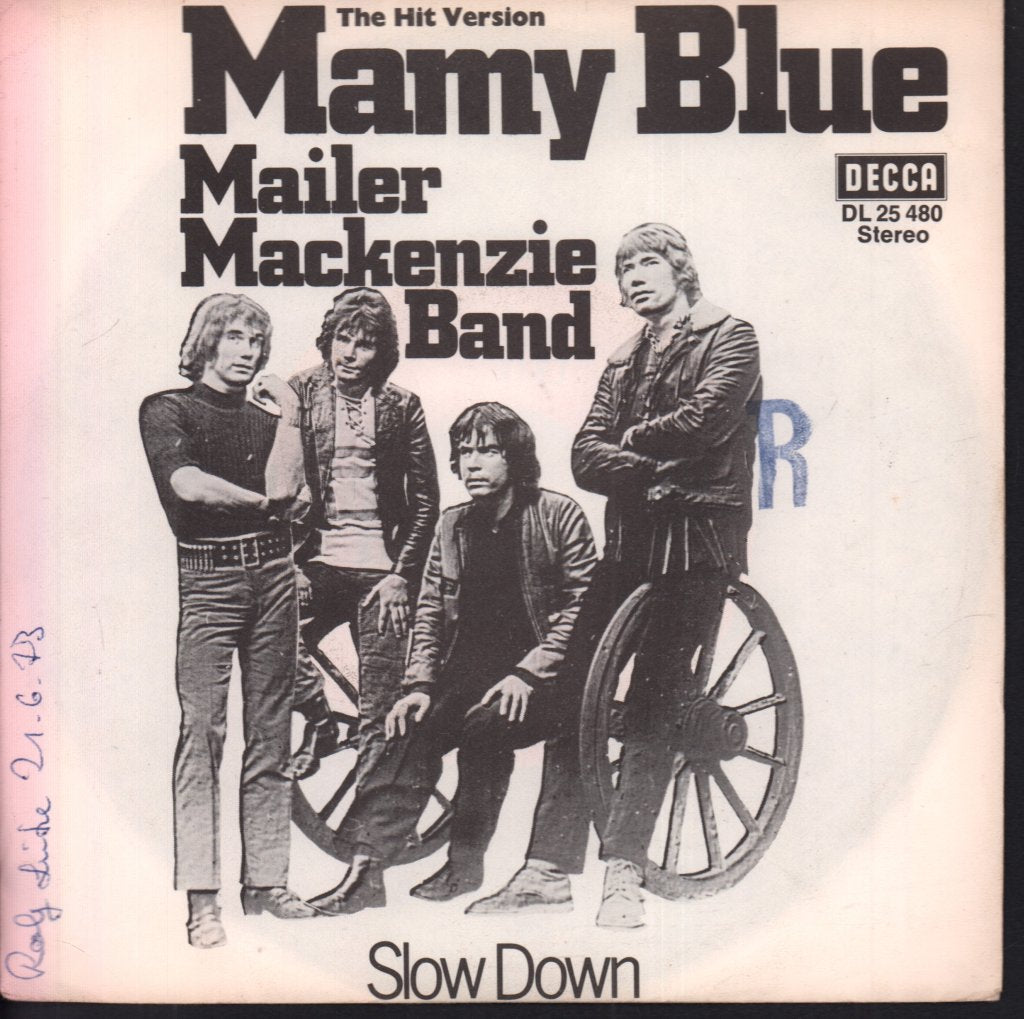 Mailer Mackenzie Band - Mamy Blue - 7 Inch