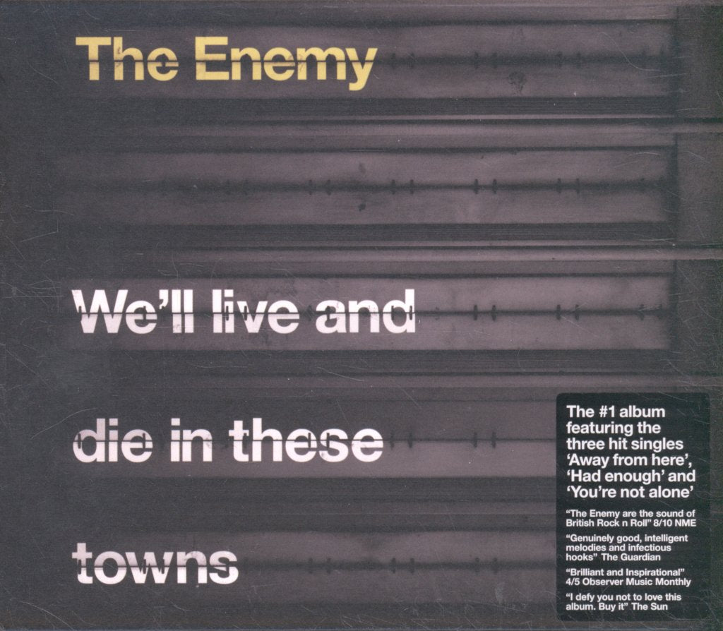Enemy (Indie) - We'll Live And Die In These Towns - Cd