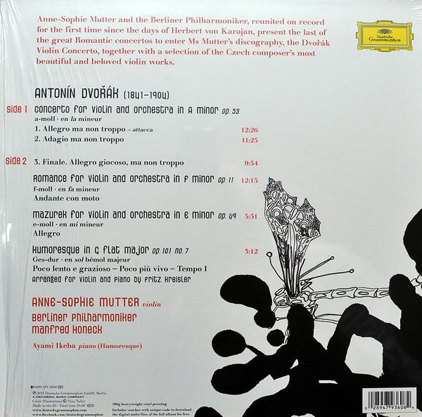 Anne-Sophie Mutter - dvorak Violin Concerto - Lp