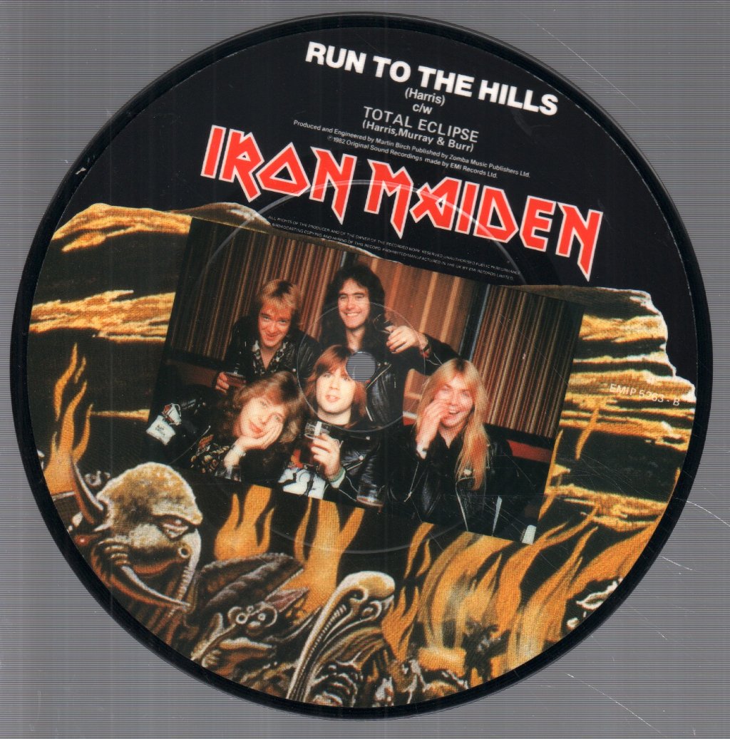 Iron Maiden - Run To The Hills - 7 Inch