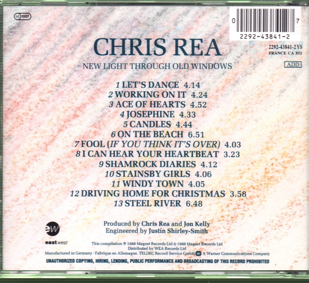 Chris Rea - New Light Through Old Windows (Best Of) - Cd