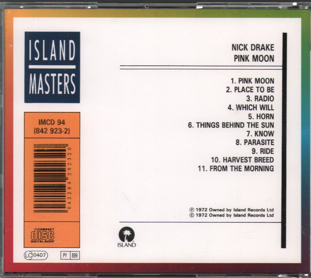 Nick Drake - Pink Moon - Cd