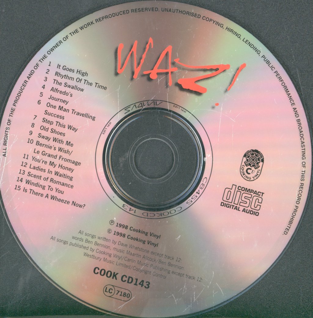 Waz (dave whetstone maartin allcock pete zorn) - Waz - Cd