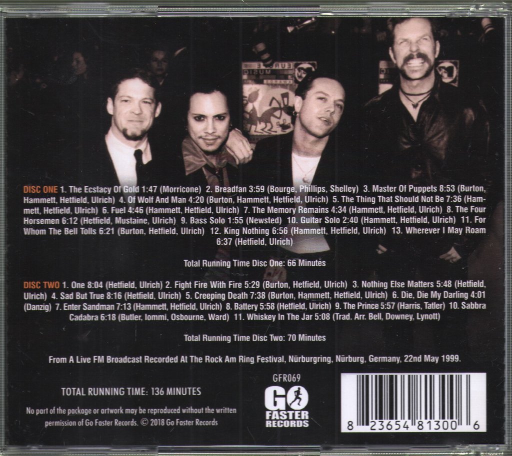 Metallica - Rocking At The Ring - Double Cd