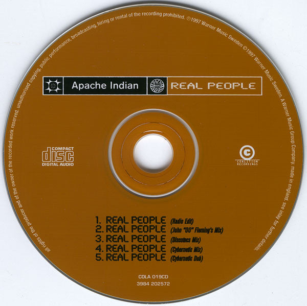 Apache Indian - Real People - Cd