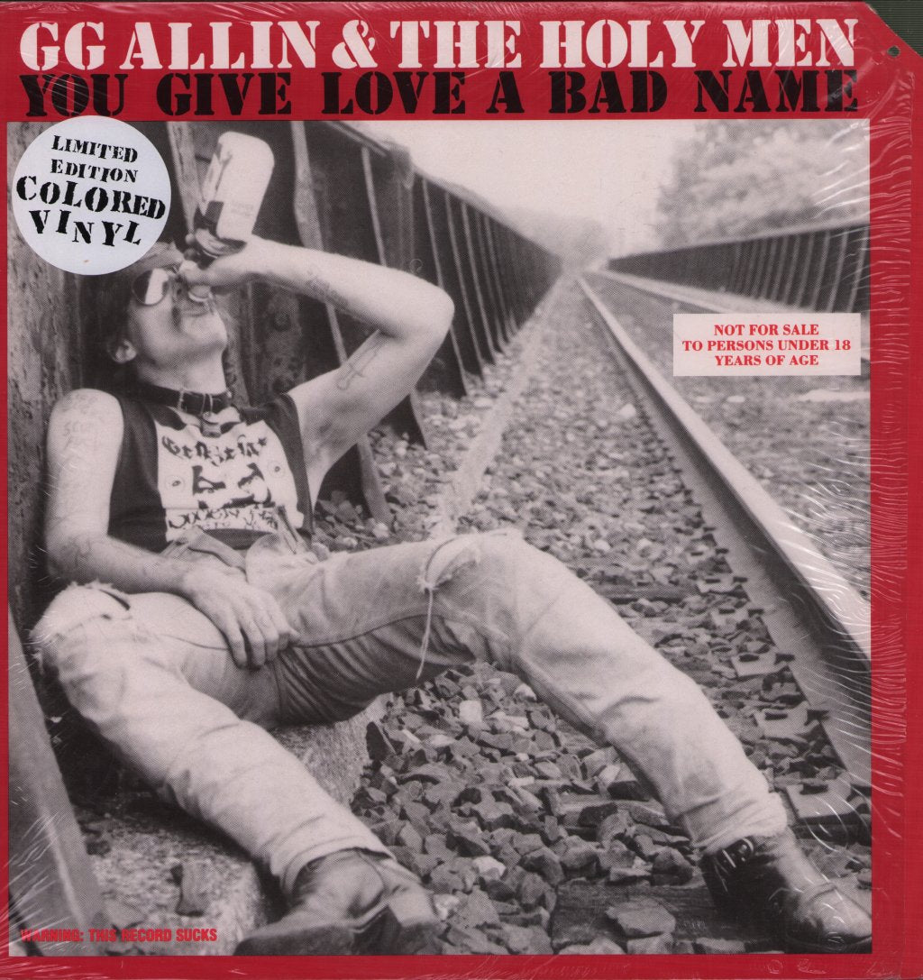 GG Allin And The Holy Men - You Give Love A Bad Name - Lp