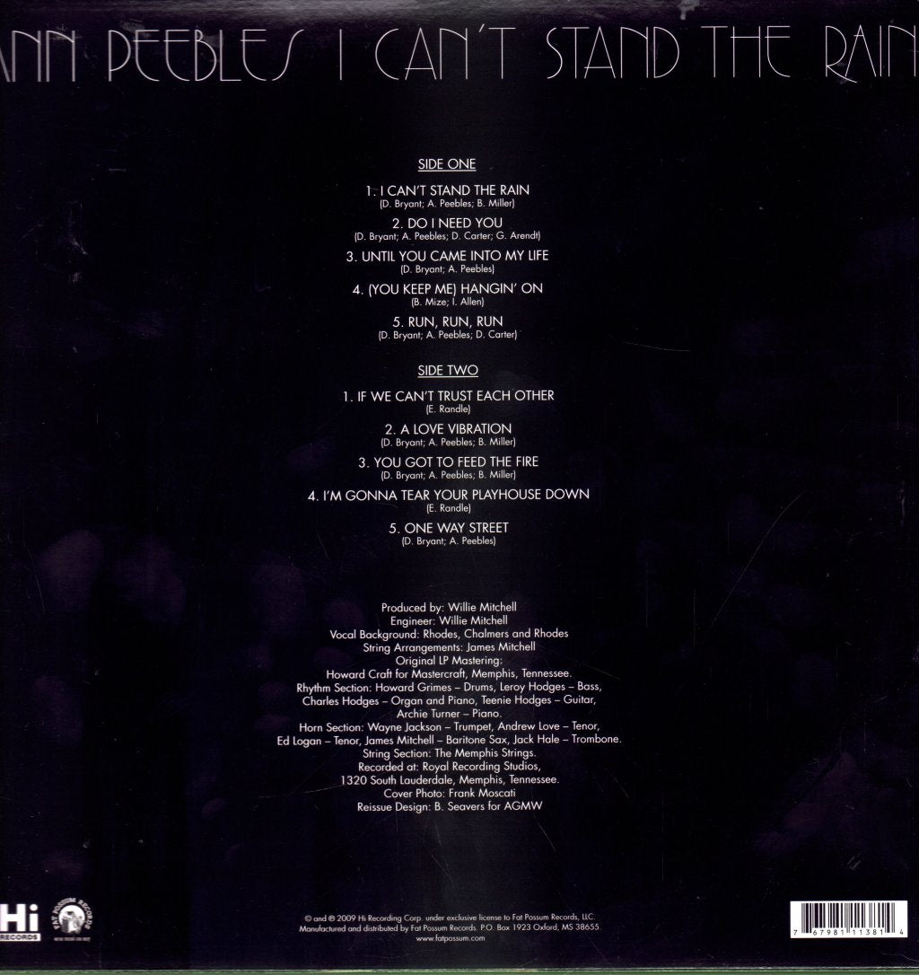 Ann Peebles - I Can't Stand The Rain - Lp