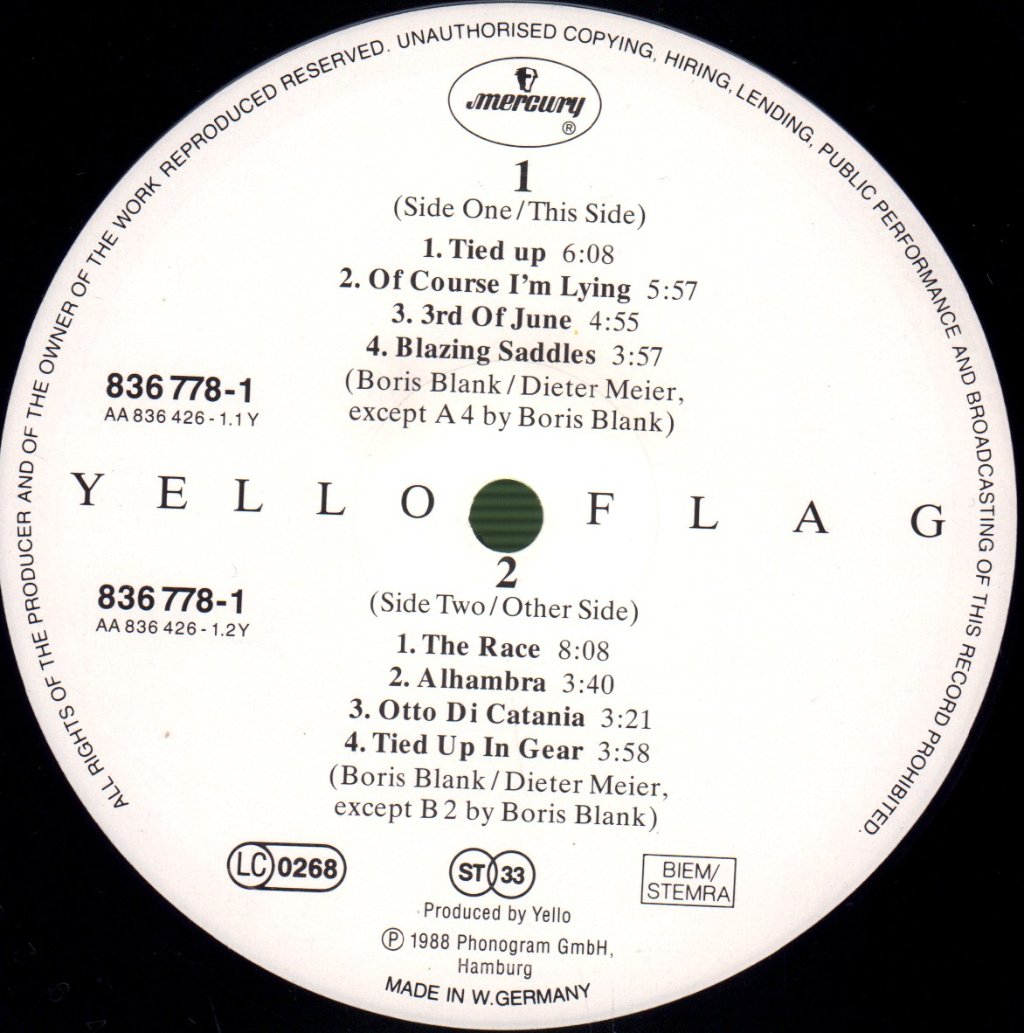 Yello - Flag - Lp