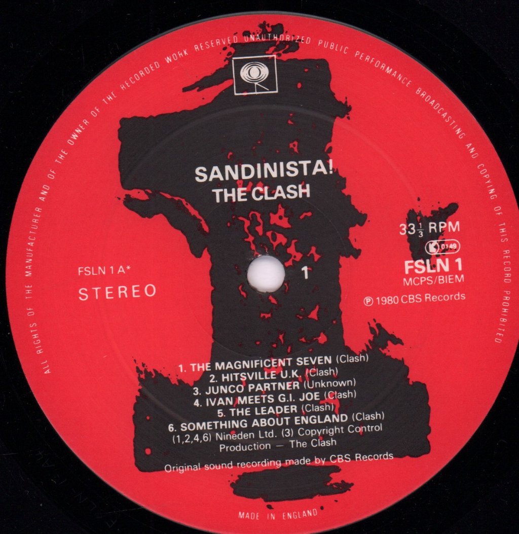 Clash - Sandinista - Triple Lp