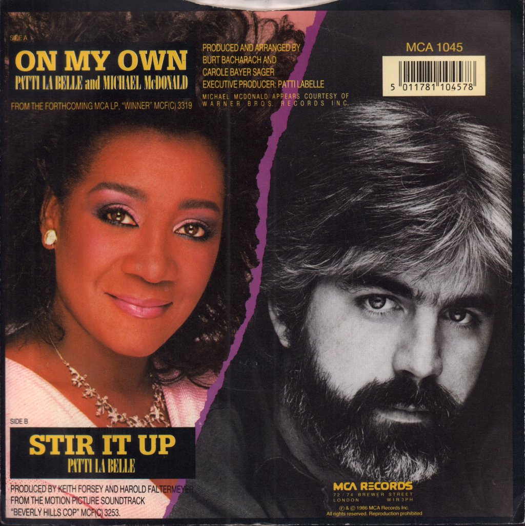 Patti La Belle And Michael McDonald - On My Own - 7 Inch