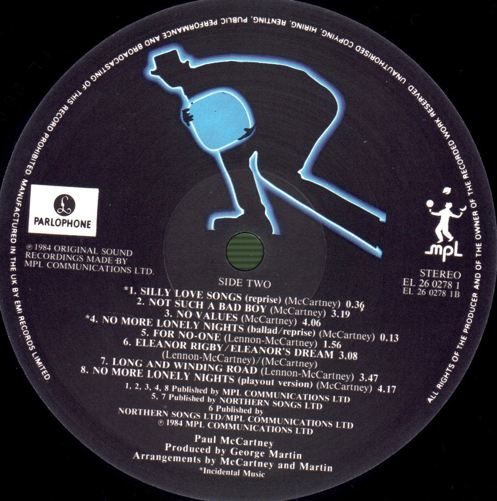 Paul McCartney - Give My Regards To Broad Street - Lp