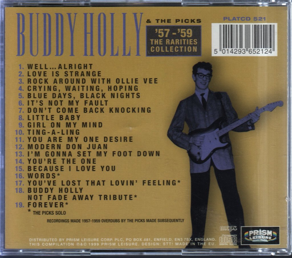 Buddy Holly - 57-59 The Rarities Collection - Cd