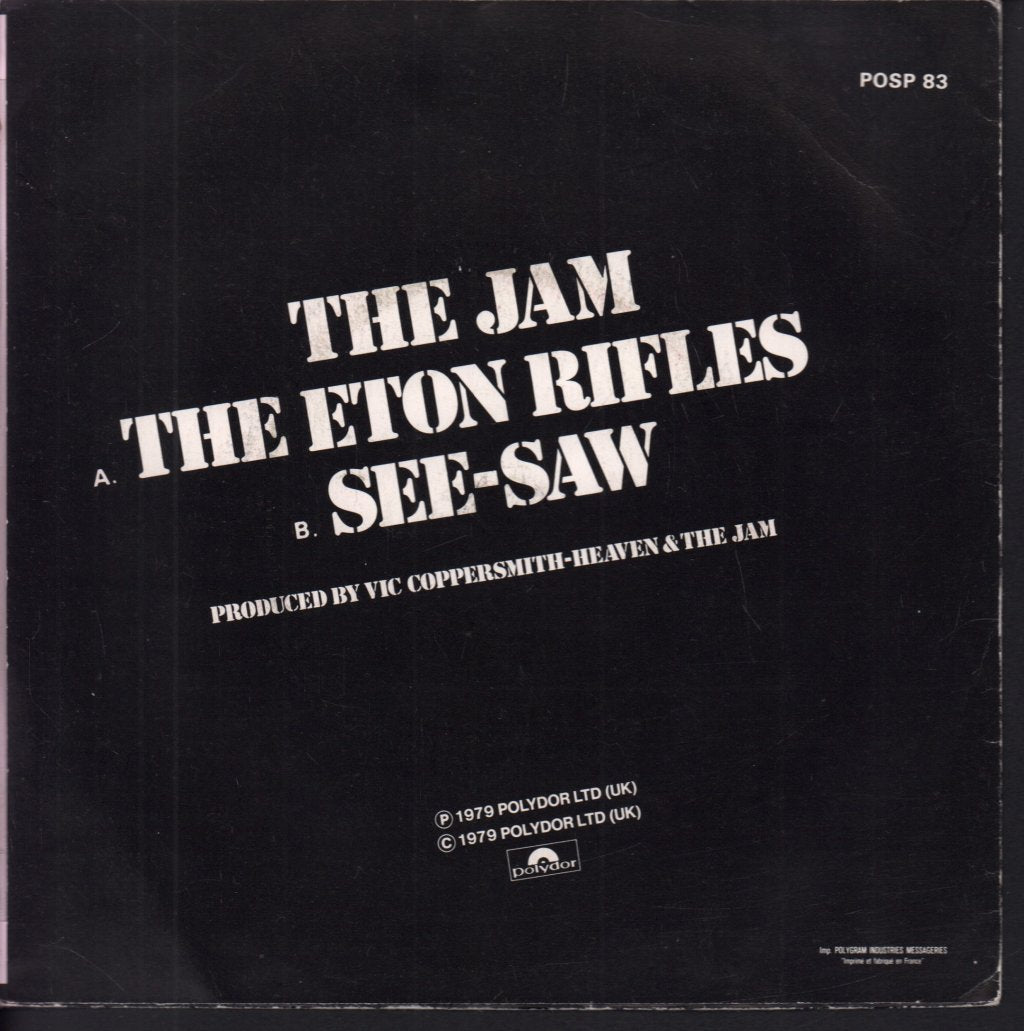 Jam - Eton Rifles - 7 Inch