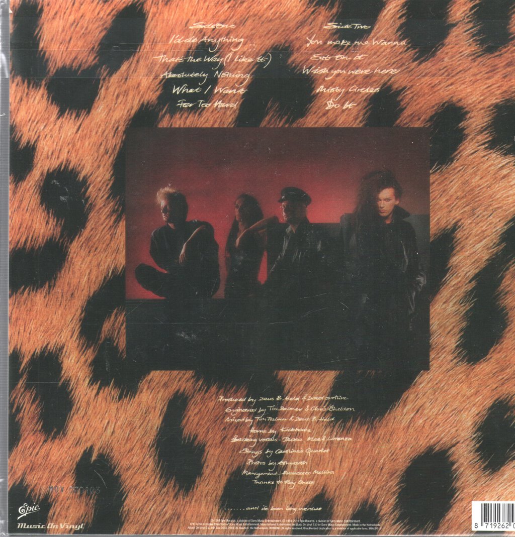 Dead Or Alive - Sophisticated Boom Boom - Lp