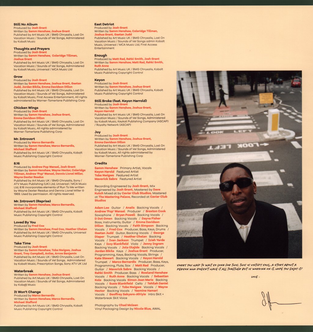 Samm Henshaw - Untidy Soul - Lp