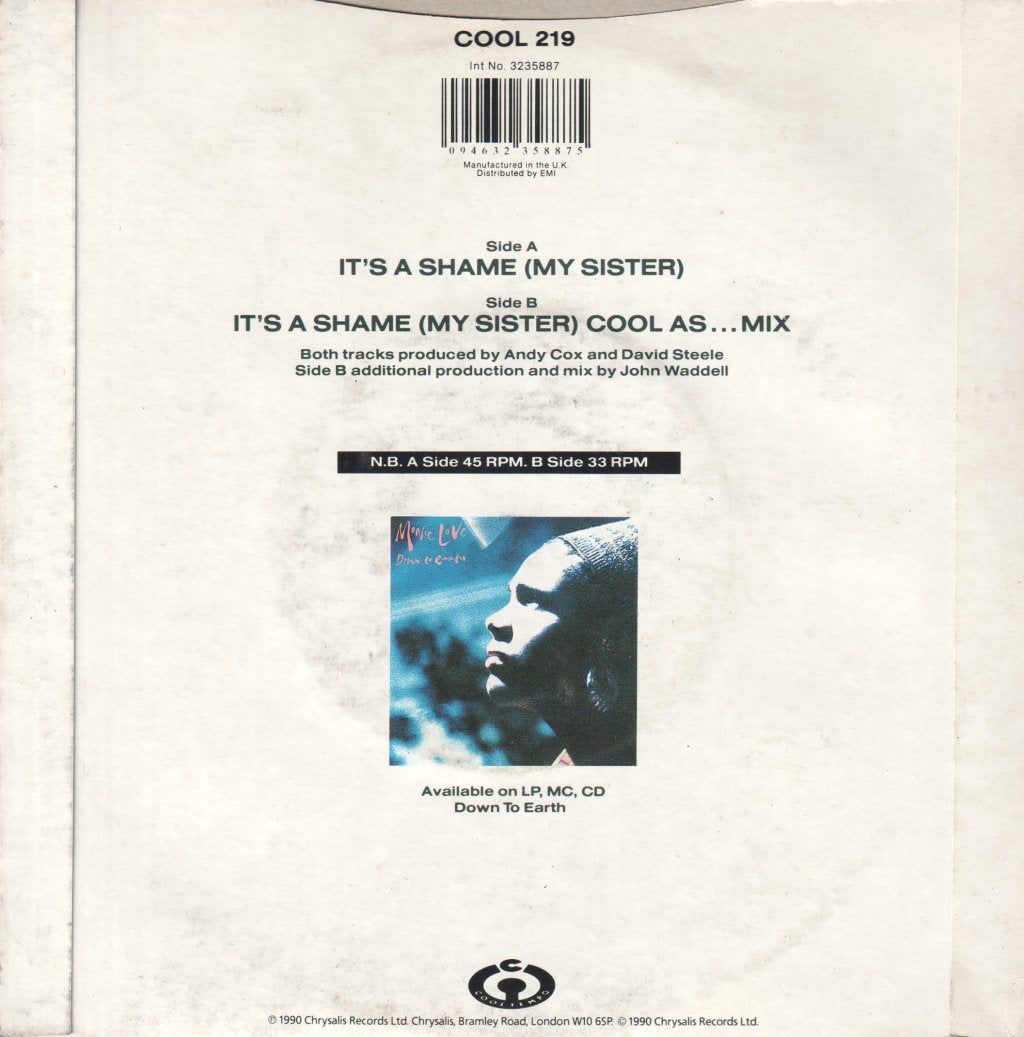 Monie Love - It's A Shame - 7 Inch