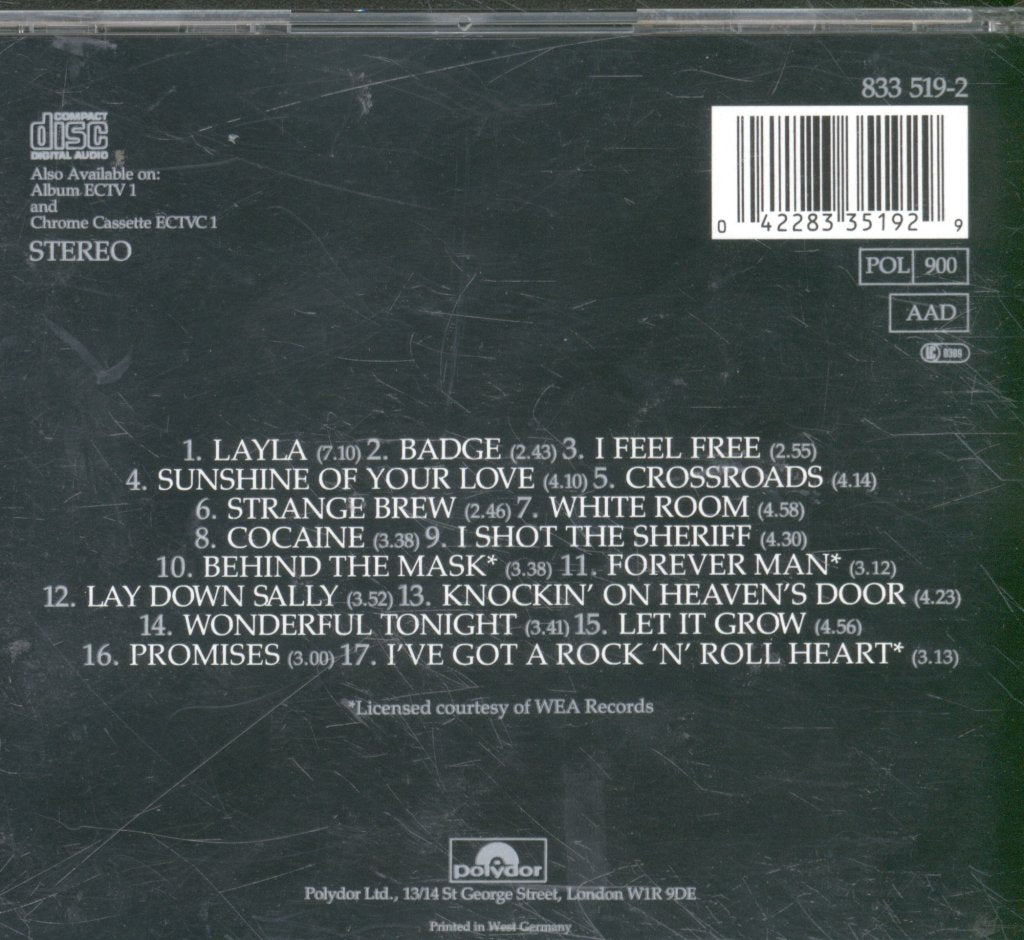 Eric Clapton - Cream Of Eric Clapton - Cd