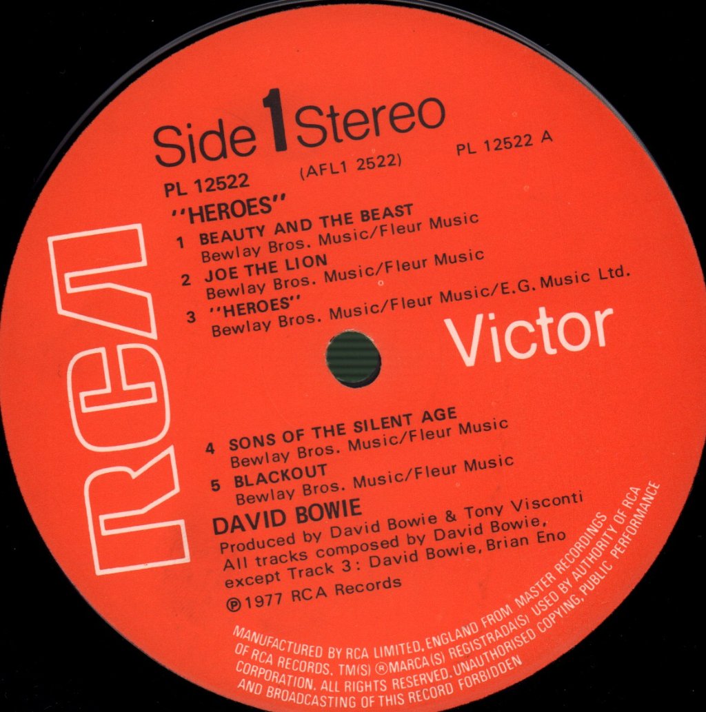 David Bowie - Heroes - Lp