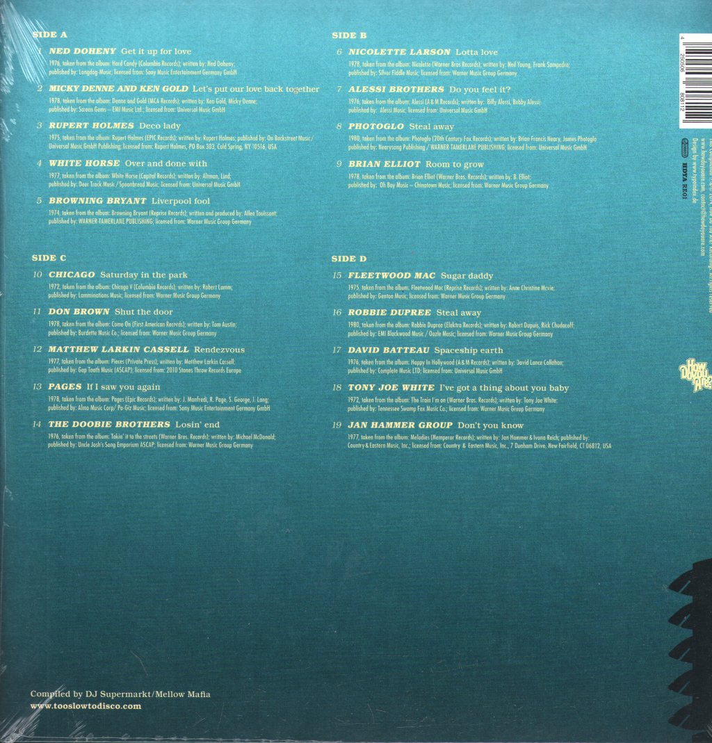 Various Artists - Too Slow To Disco Vol 1 - Double Lp