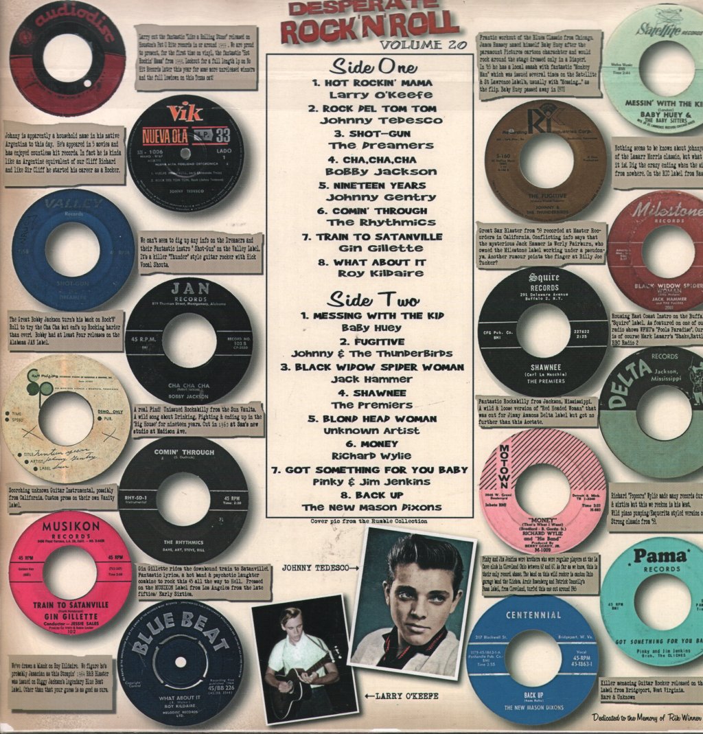 Various Artists - Desperate Rock N Roll Volume 20 - Lp