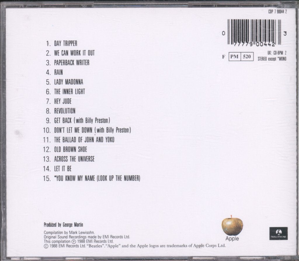 Beatles - Past Masters • Volume Two - Cd