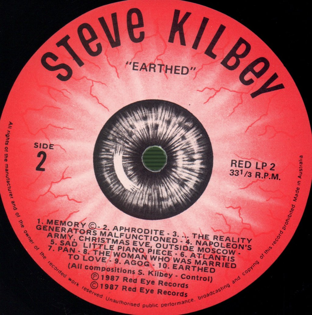 Steve Kilbey - Earthed - Lp