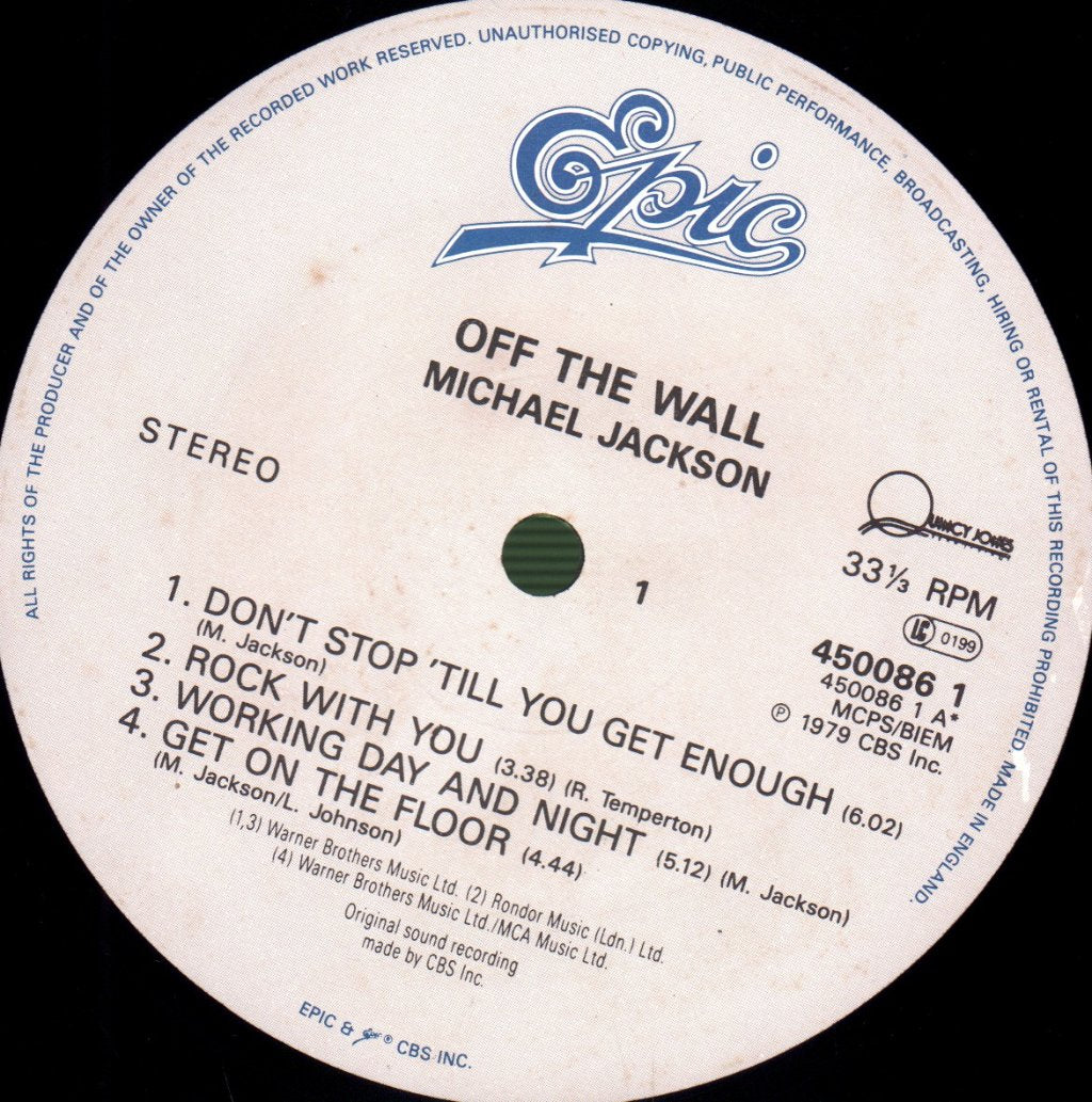Michael Jackson - Off The Wall - Lp
