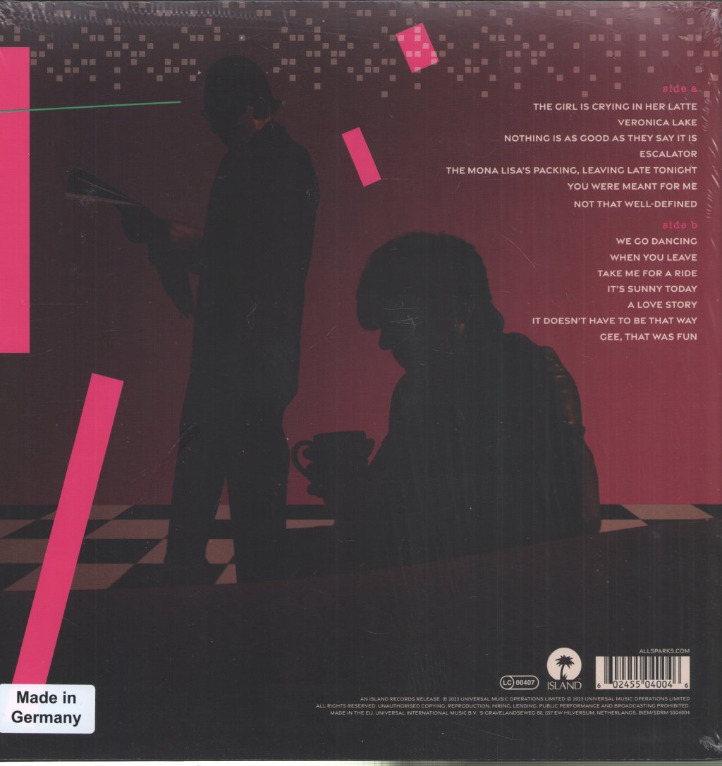 Sparks - Girl Is Crying In Her Latte - Lp