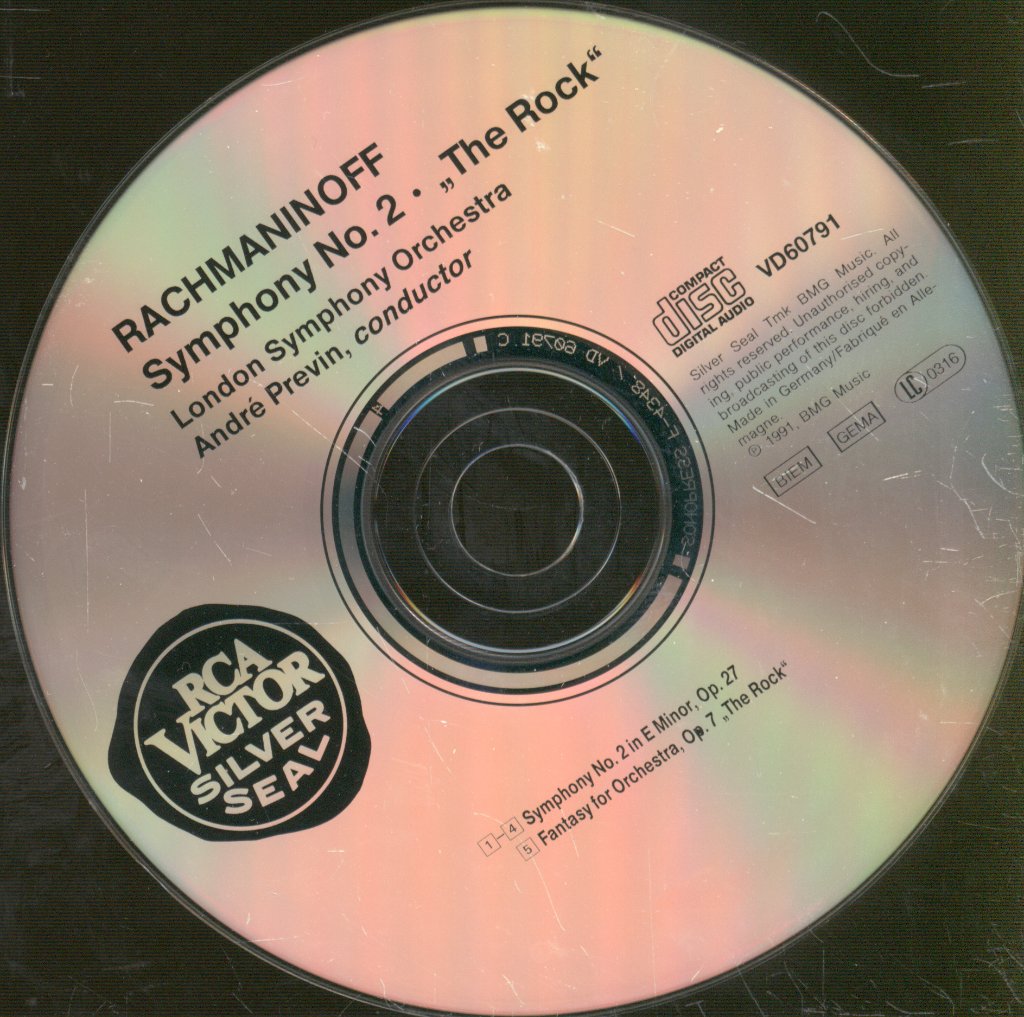 London Symphony Orchestra, André Previn - Rachmaninoff - Symphony No 2 · The Rock = Der Fels = La Roccia - Cd