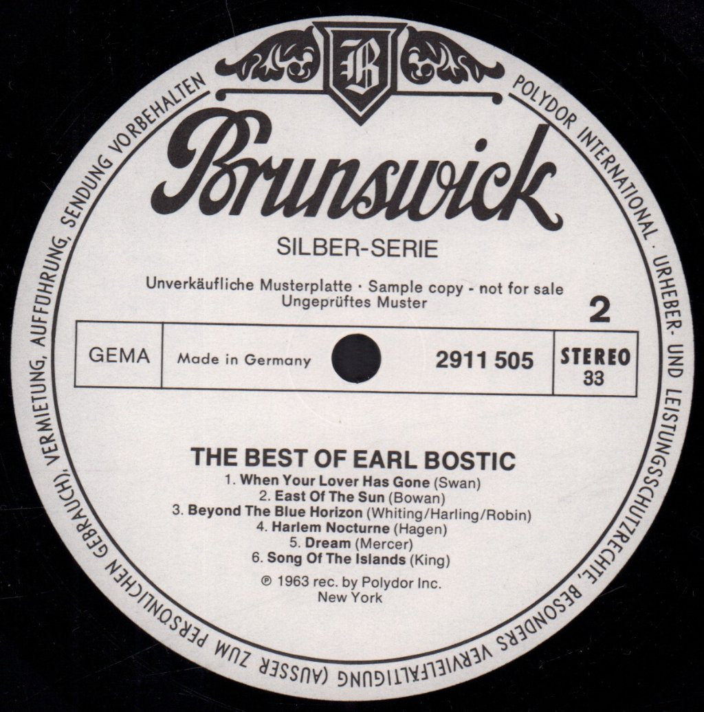 Earl Bostic - Best Of Earl Bostic - Lp
