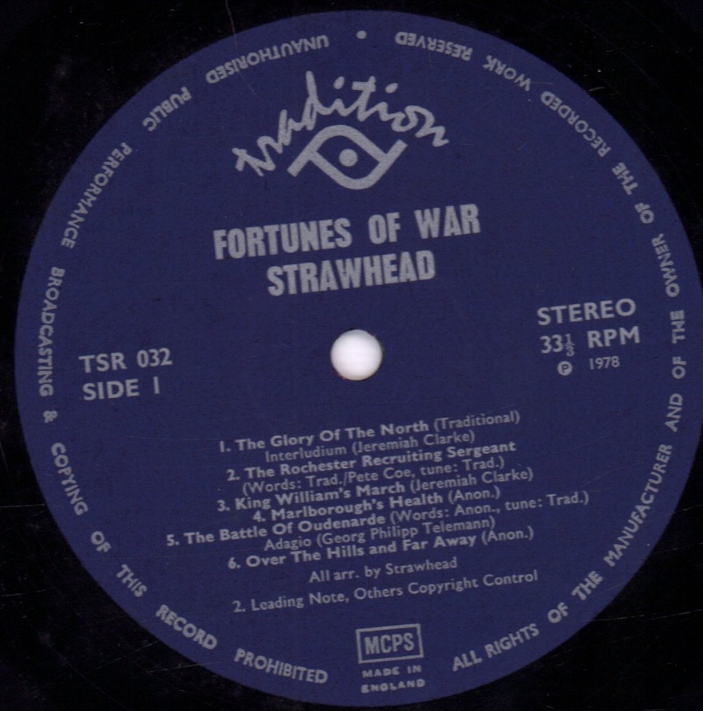 Strawhead - Fortunes Of War - Lp