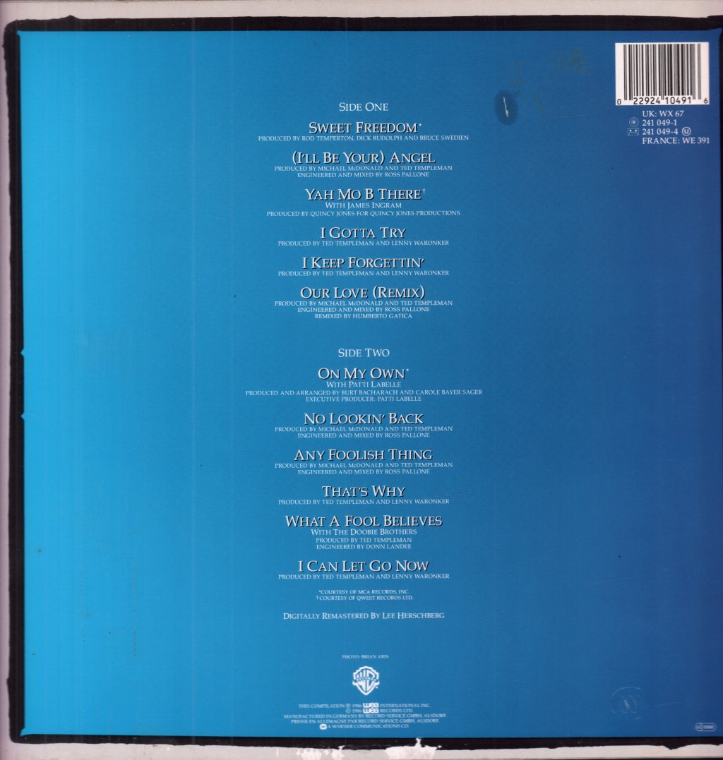 Michael McDonald - Sweet Freedom - Lp