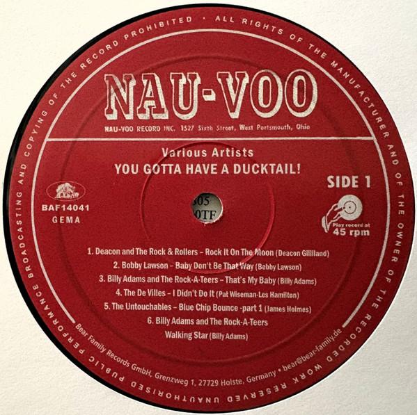 Various Artists - You Gotta Have A Ducktail! Nau-Voo Rockers From West Portsmouth, OH - 10 Inch