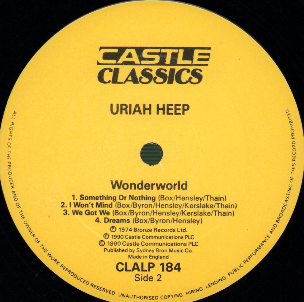 Uriah Heep - Wonderworld - Lp