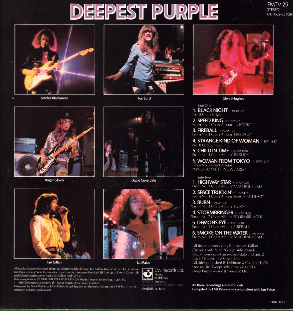 Deep Purple - Deepest Purple - Lp