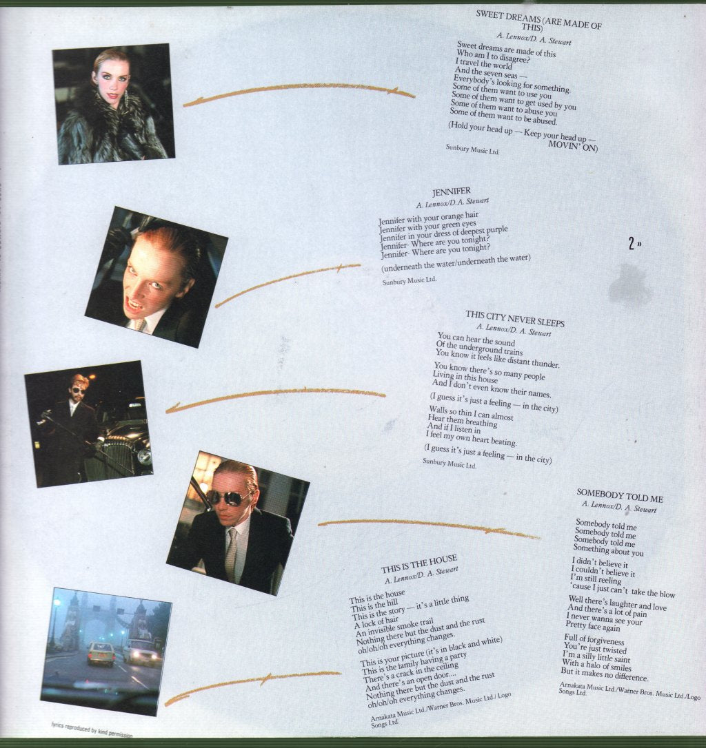 Eurythmics - Sweet Dreams - Lp