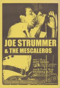 Joe Strummer And The Mescaleros - Zepp Osaka/Akasaka Blitz - Flyer