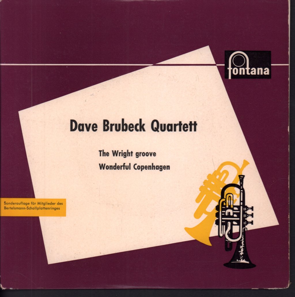 Dave Brubeck Quartet - Wright Groove - 7 Inch