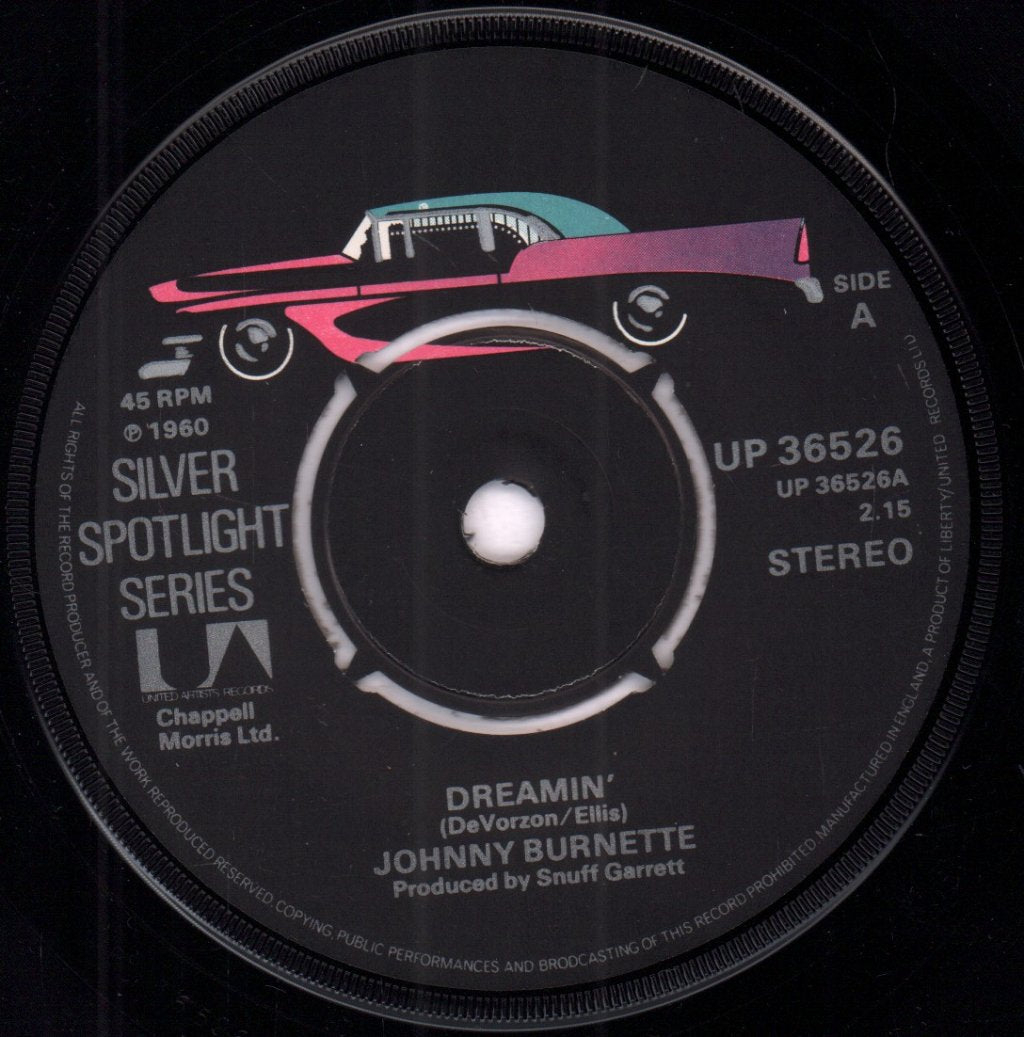 Johnny Burnette - Dreamin' - 7 Inch