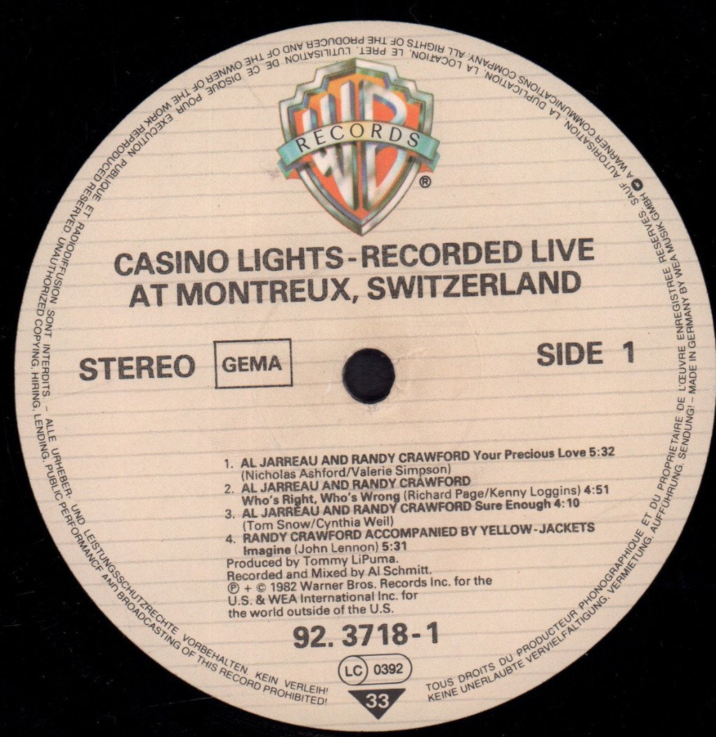 Casino Lights - Recorded Live At Montreux Switzerland - Lp