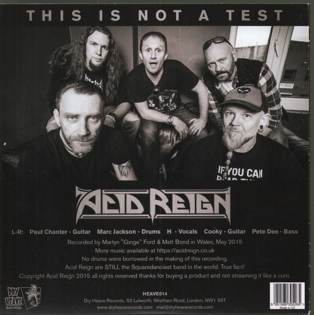 Acid Reign - Plan Of The Damned - 7 Inch
