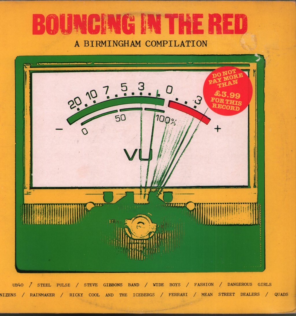 Various Artists - Bouncing In The Red - A Birmingham Compilation - Lp
