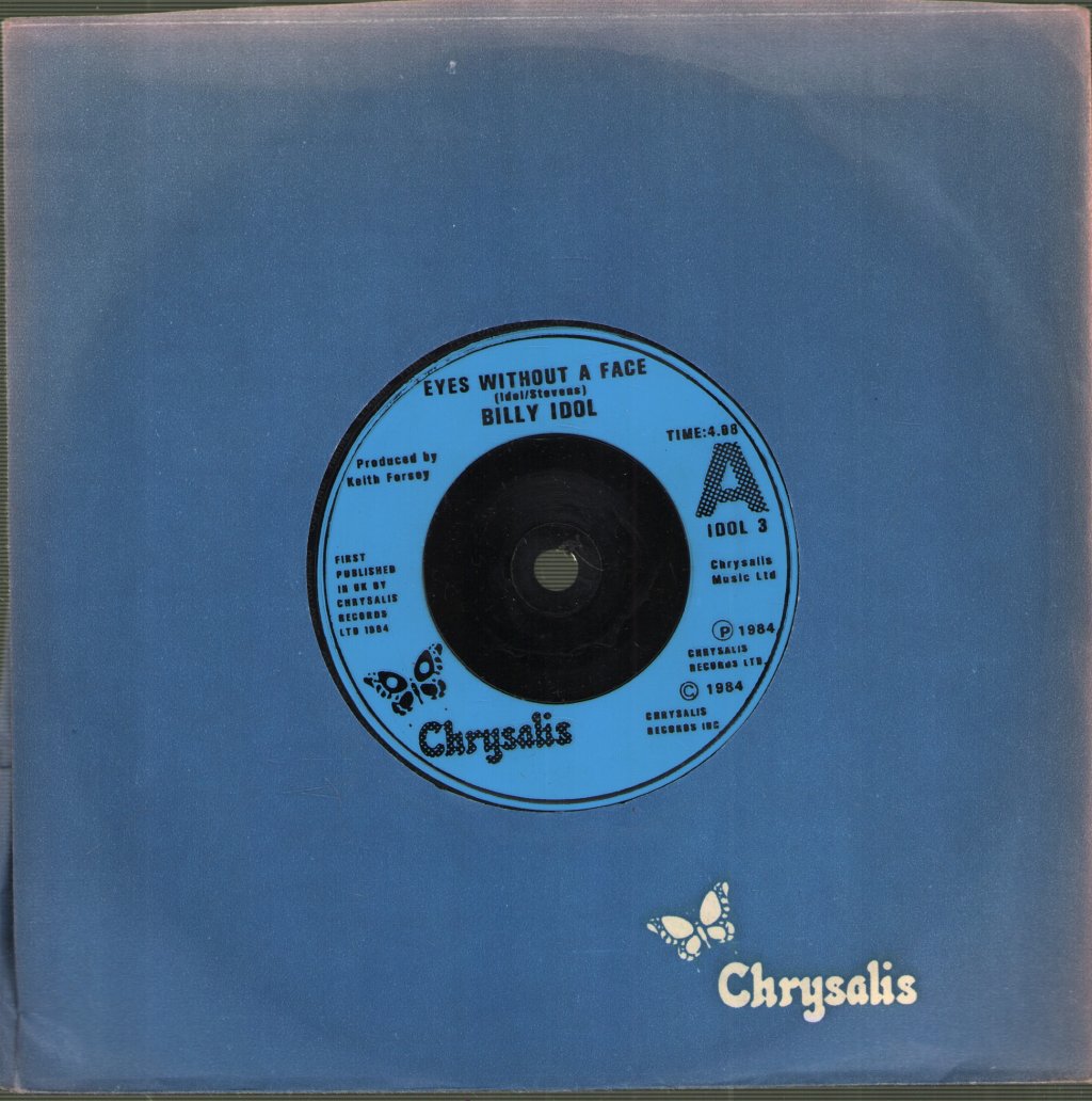 Billy Idol - Eyes Without A Face - 7 Inch