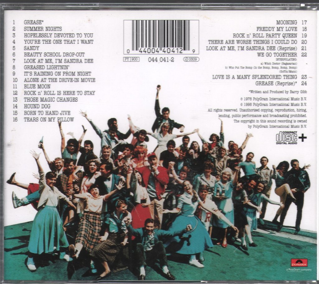 Grease - Original Soundtrack From The Motion Picture - Cd